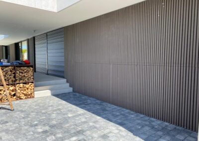 Lamas de madera exterior