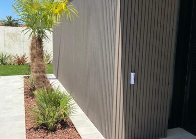 Lamas de madera exterior