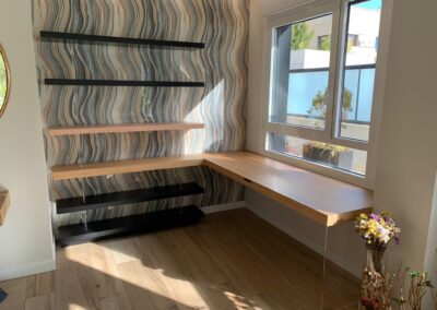 Estantería y mesa metacrilato