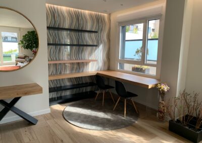 Estantería y mesa metacrilato